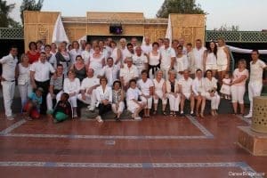 le groupe en sejour dansant au maroc