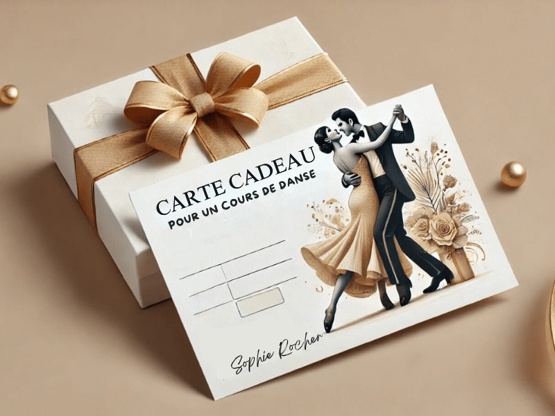 CARTE CADEAU COURS DE DANSE